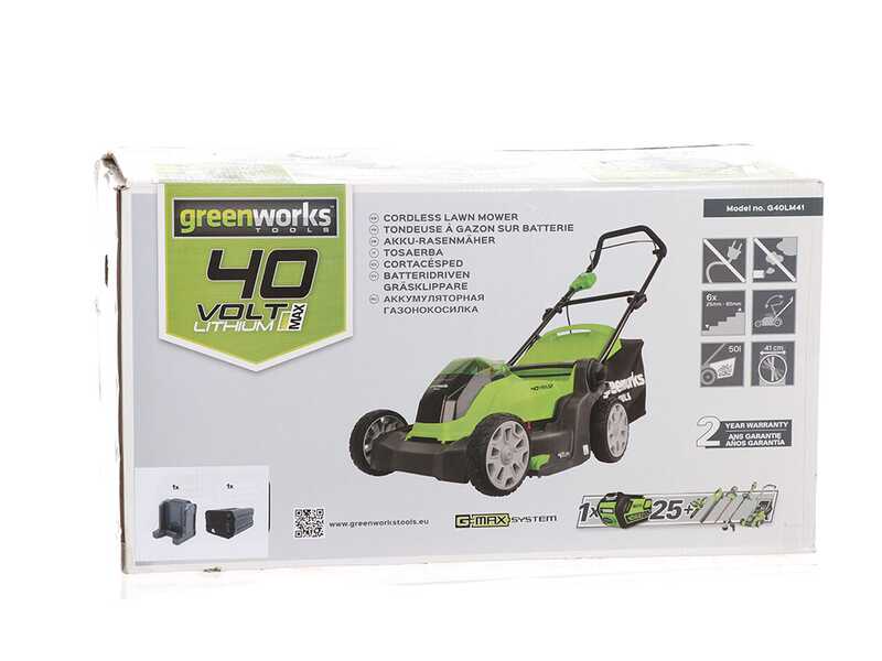 Greenworks G40LM41 Lawn Mower Without Battery best deal on AgriEuro
