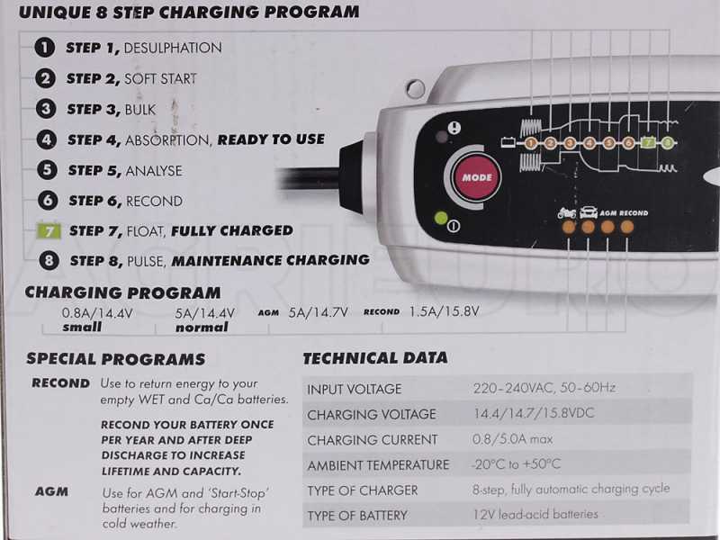 CTEK MXS 5.0 - Maintainer Battery Charger , best deal on AgriEuro