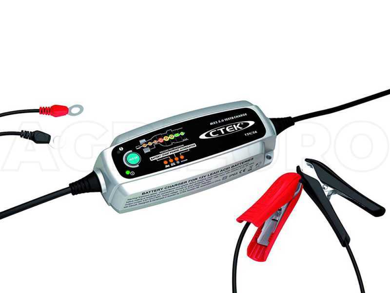 CTEK MXS 5.0 TEST &amp; CHARGE - Automatic Battery Charger Maintainer - 8 phases - Battery Test