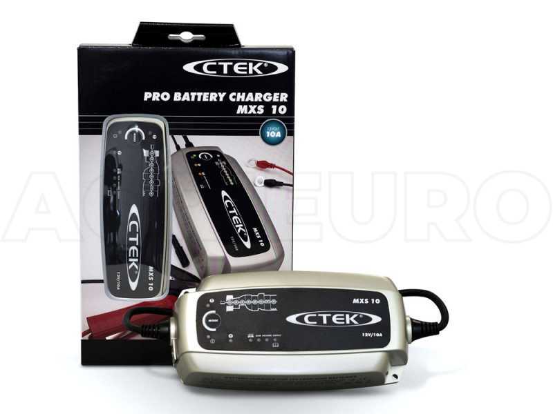 CTEK MXS 10 - 12 V Battery Charger- 8 automatic phases  - workshops, caravans, boats, cars