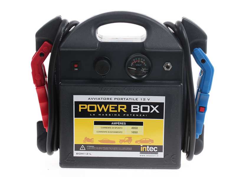 Intec BOM12-L - Professional 12V Starter - Battery-powered handset - 1650Ah Starting Current