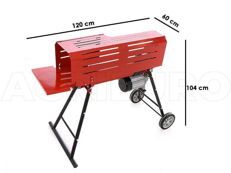 GeoTech LS7 HE EVO Horizontal Log Splitter with Electric Motor - 7 T Splitting Force