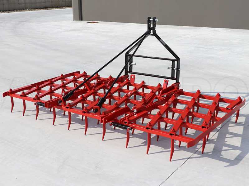 AgriEuro EPP50 heavy tooth harrow - portable / towed - 50 teeth, foldable
