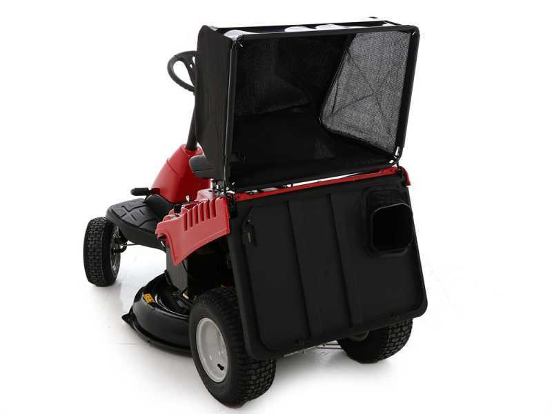 Ride on lawn shop mower with bagger