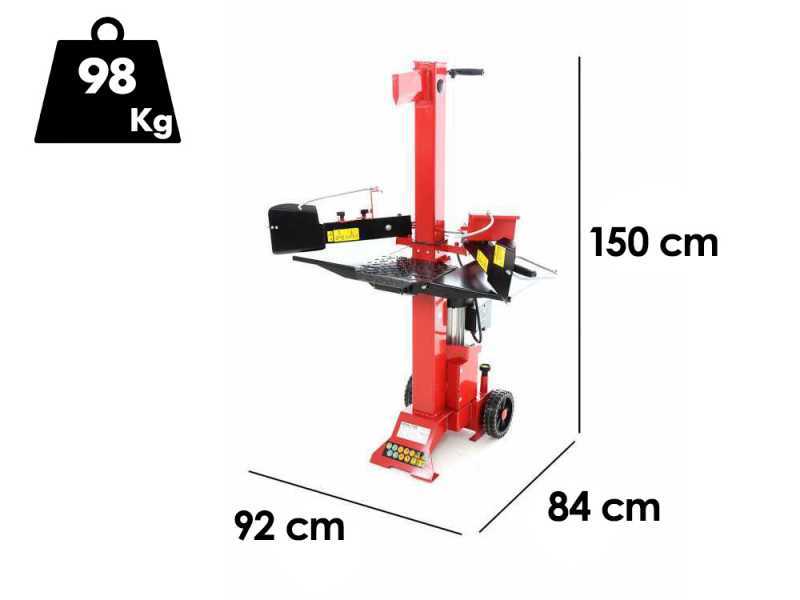 GeoTech SPVE 7-55 Vertical Log Splitter with Single-Phase Electric Motor - 7 Ttons