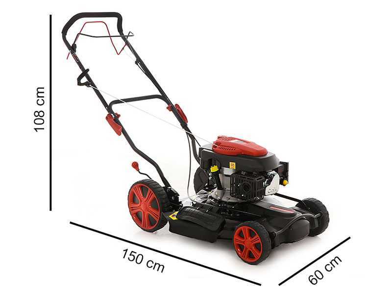 GeoTech M510 MSWG T475 T6 Self propelled Petrol Lawn Mower Mulching Cutting System