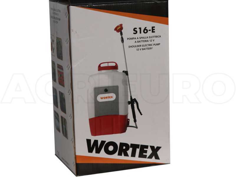 Wortex S16-E - Battery-powered Electric Sprayer Pump for Weeding - 16L - 12V - 8Ah