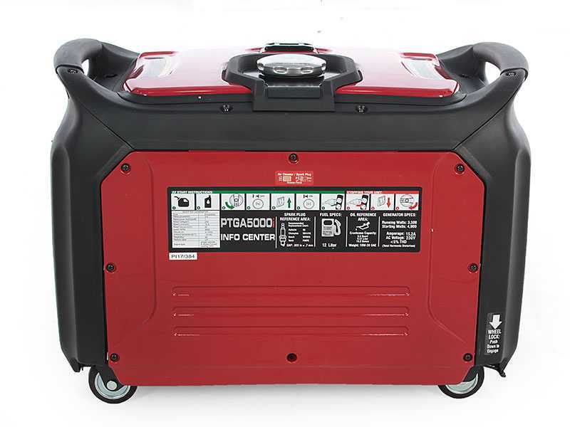 GeoTech-Pro PTGA 5000i - 4 kW Silenced Inverter Power Generator - DC 3.5 kW Single-phase