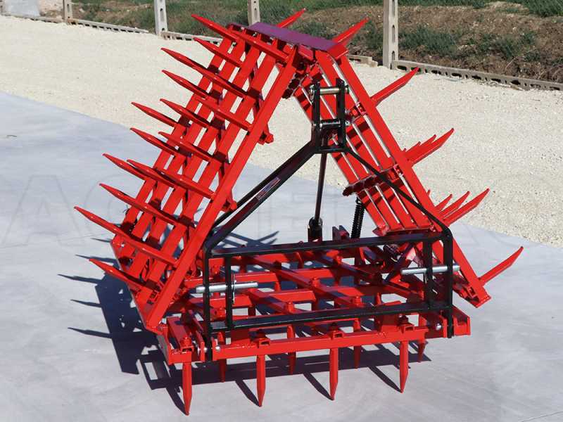 AgriEuro EPM60 tooth harrow - medium series - portable / towed - 60 teeth, foldable