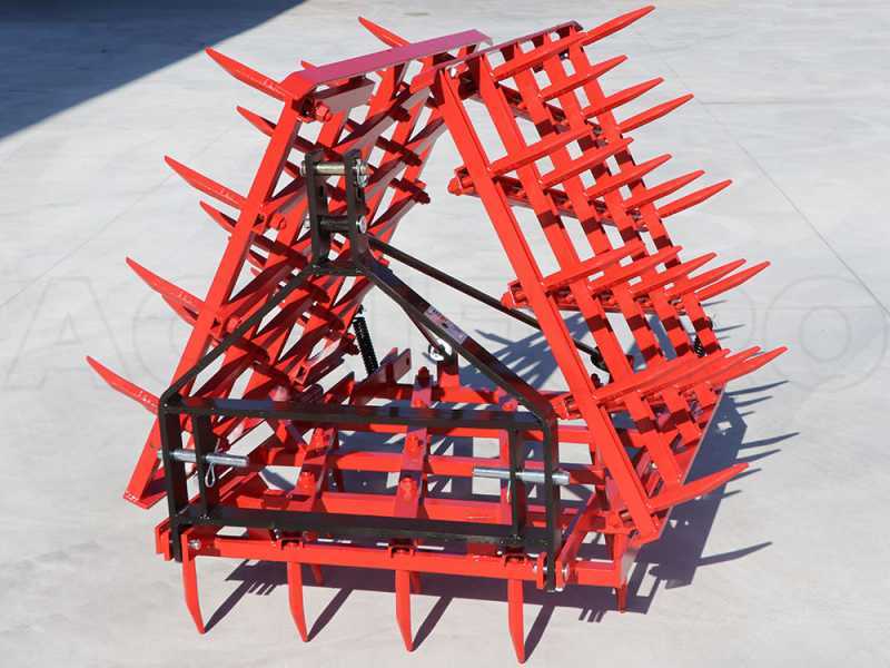 AgriEuro EPP60 heavy tooth harrow - heavy-duty series - portable / towed - 60 teeth, foldable