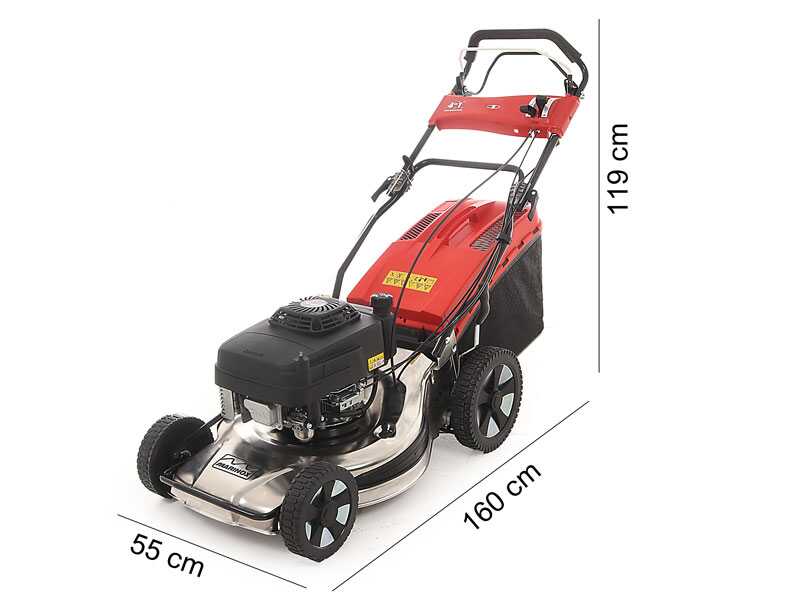Marina Systems MX 55SK 3V lawn mower - 4 in 1 - Kawasaki FJ180V engine