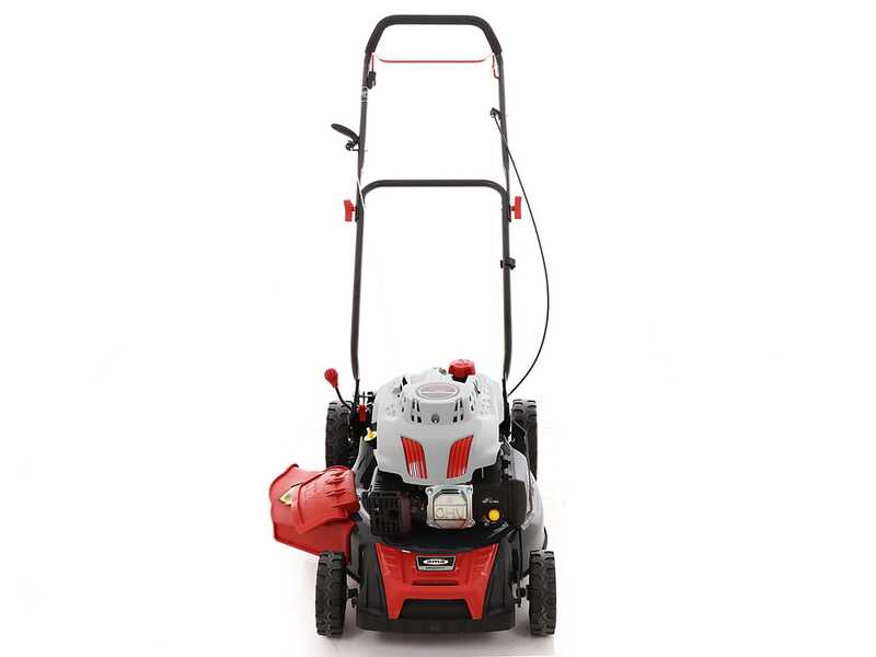 Ama NRS 465T Self-propelled Petrol Lawn Mower - 4 in 1: Grass Collector, Mulching, Side and Rear Discharge