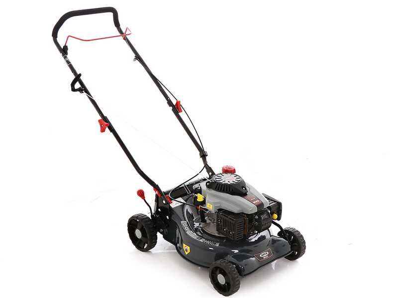 Ama NRS 465T Self-propelled Petrol Lawn Mower - 4 in 1: Grass Collector, Mulching, Side and Rear Discharge