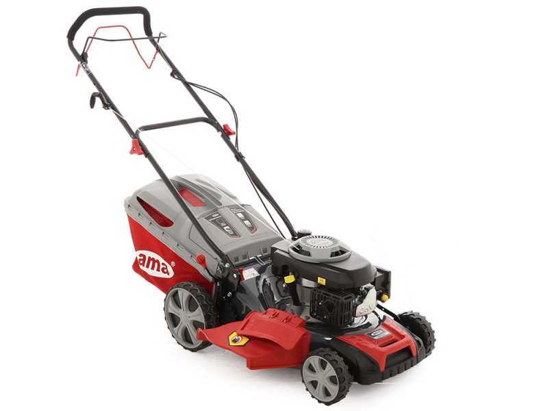 Ama NRT 465 Self-propelled Lawn Mower - 4 in 1: Grass Collector, Mulching, Side and Rear Discharge