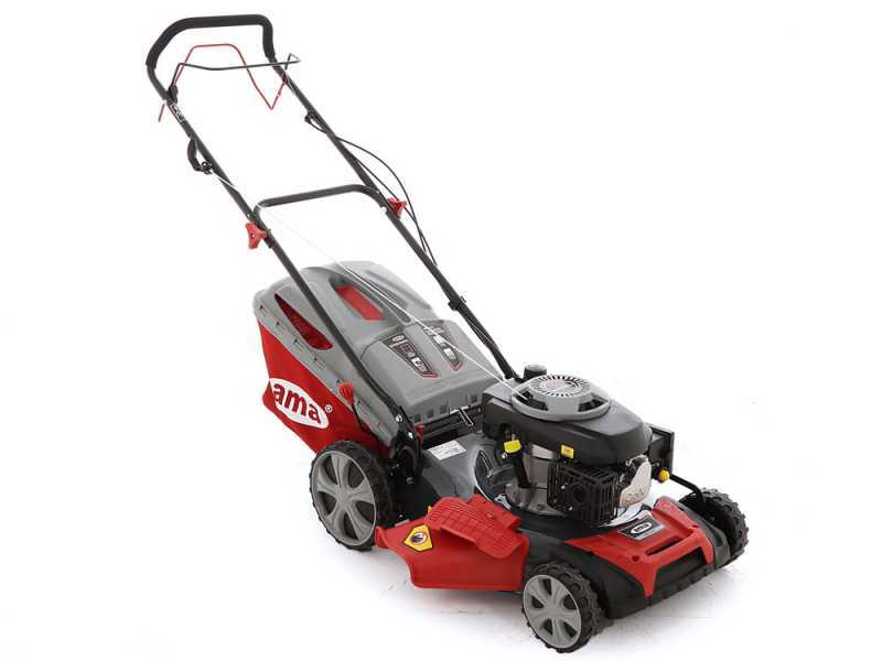 Ama NRT 525 Self-propelled Lawn Mower - 4 in 1: Grass Collector, Mulching, Side and Rear Discharge