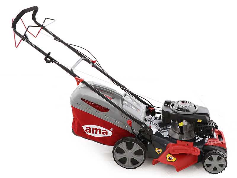 Ama NRT 52X Self-propelled Lawn Mower - 4 in 1: Grass Collector, Mulching, Side and Rear Discharge