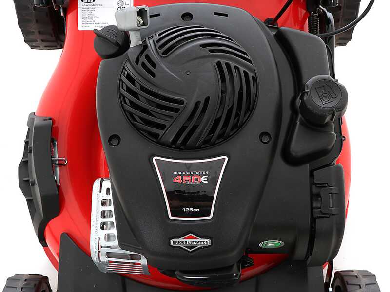 Ama TRX 461B Self-propelled Lawn Mower - B&amp;S Engine - Grass Collector, Mulching, Side and Rear Discharge