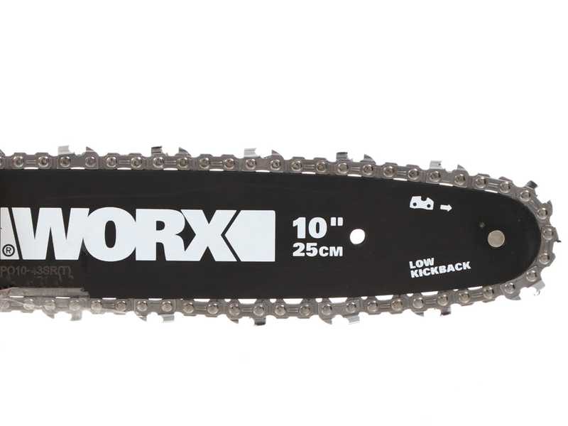 Worx WG322E.1 - 20V 2Ah Battery-powerd Electric Chainsaw - 25 cm Blade