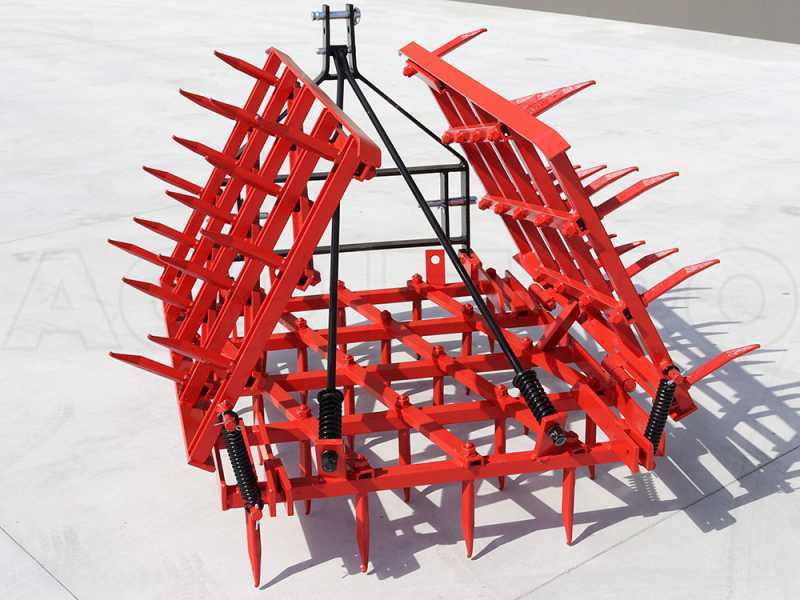 AgriEuro EPM50 fixed tooth harrow - medium series - portable / towed - 50 teeth, foldable - 250 cm
