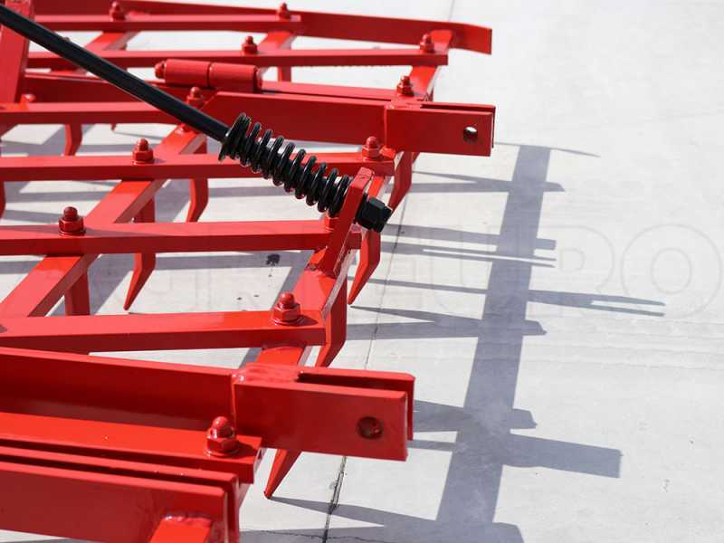 AgriEuro EPL40 light fixed tooth harrow -  portable / towed - 40 teeth, foldable - 200 cm