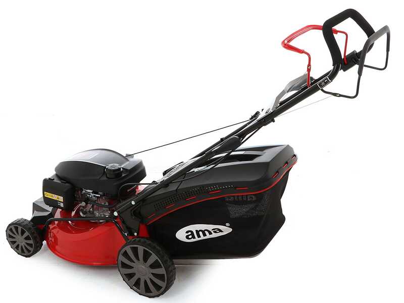 Ama TRX 481H Self-propelled Lawn Mower with Grass Collector, Mulching, Side and Rear Discharge - Honda GCVx Engine