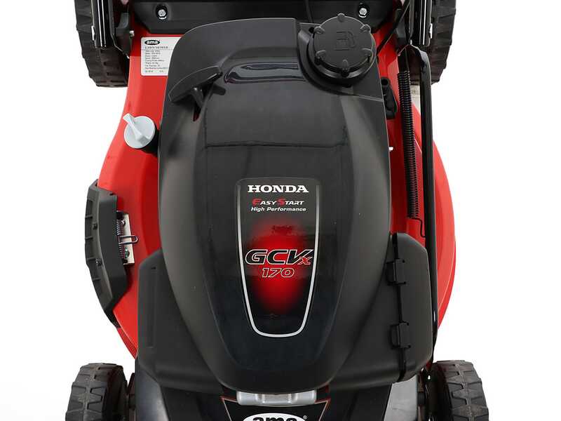 Ama TRX 481H Self-propelled Lawn Mower with Grass Collector, Mulching, Side and Rear Discharge - Honda GCVx Engine