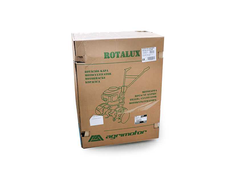 Rotalux 52A H55 Garden Tiller with 75 cm Tiller - Honda 163 cc Engine - 1 Forward Gear