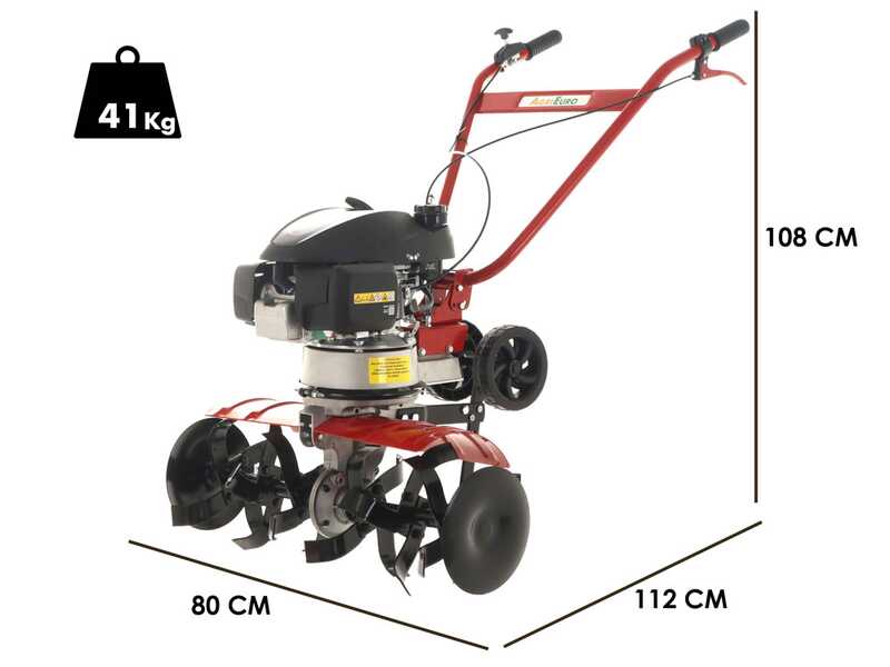 Rotalux 52A H65 Garden Tiller with 75 cm Tiller - Honda GCV200 Engine - 1 Forward Gear