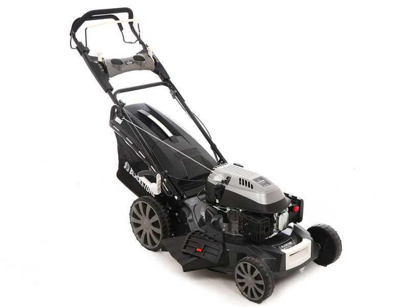 Blackstone SP530 Deluxe Self-propelled Petrol Lawn Mower: Grass Collection, Mulching, Side Discharge and Rear Discharge