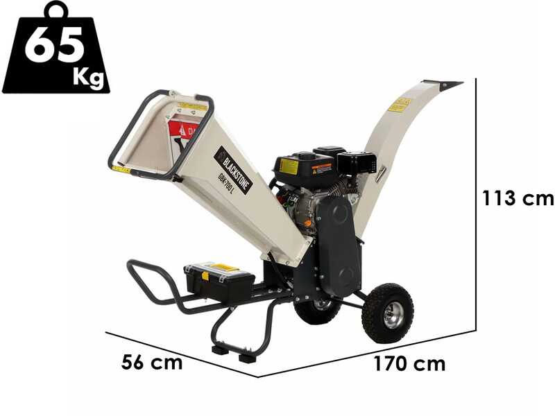 BlackStone GBK-700 L - Professional petrol garden shredder - 7.0 HP Loncin engine