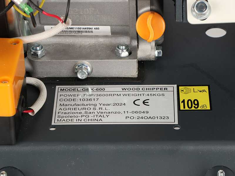 BlackStone GBK 600 - Petrol garden shredder - 7 HP gasoline engine