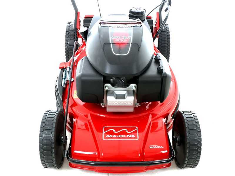 Marina Systems 55 SH 3V Heavy-duty Lawn Mower - 4 in 1 - Honda GCVX200 Engine