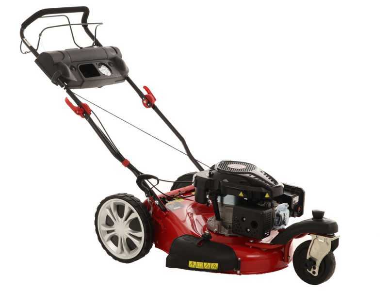 GeoTech Pro S53 3 BMSWG L200 Self propelled Petrol Lawn Mower with Single Front Pivoting Wheel