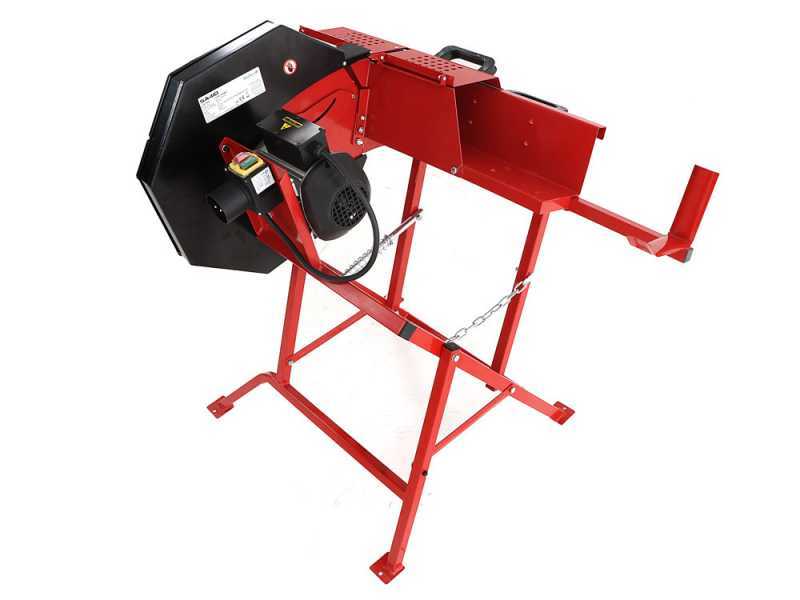 Circular outlet log saw