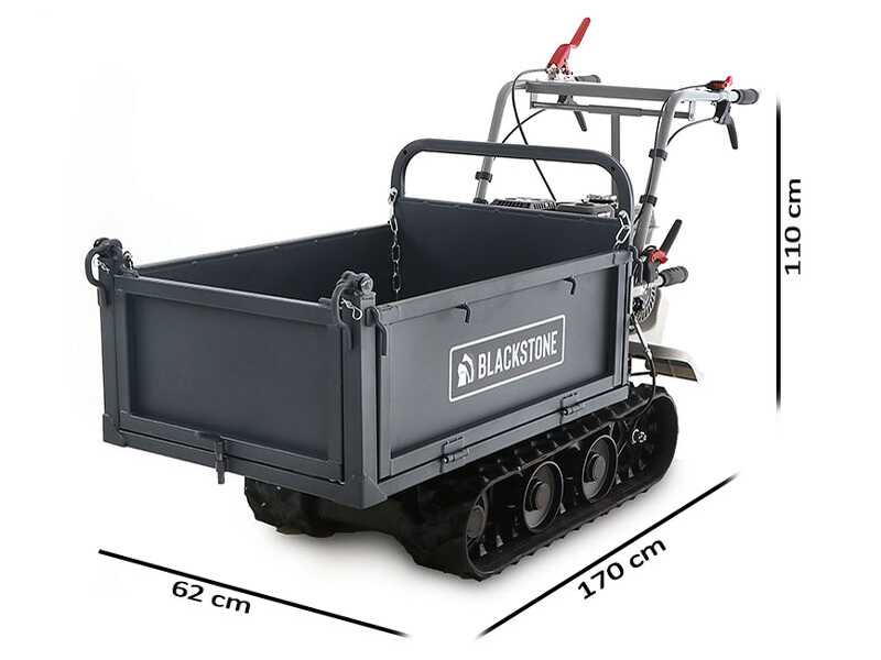 Blackstone TB 3250 F Tracked Power Barrow with Tilting Sides - 320Kg Capacity