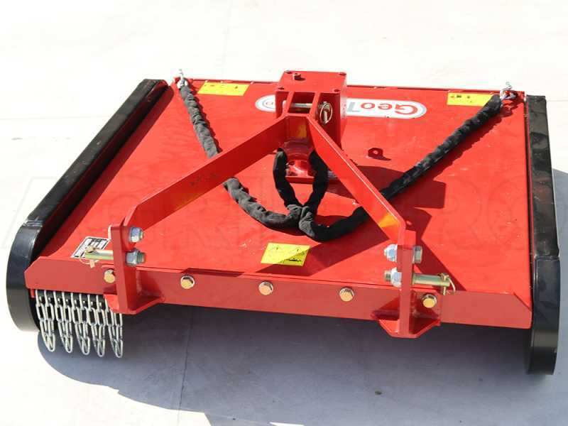 GeoTech Pro flat tractor mounted rotary slasher with vertical axis model SLP 110