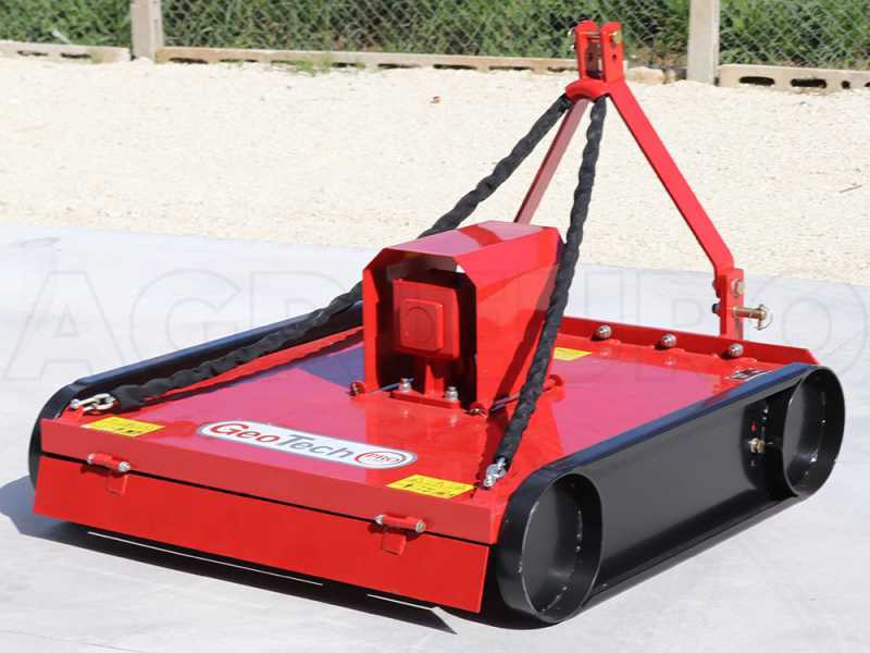 GeoTech Pro flat tractor mounted rotary slasher with vertical axis model SLP 110