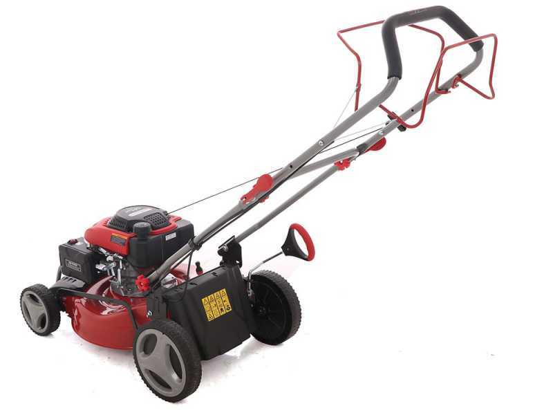 GeoTech Pro S46-140BG Petrol Lawn Mower - Self-propelled 2 in 1: Grass Collection + Rear Discharge