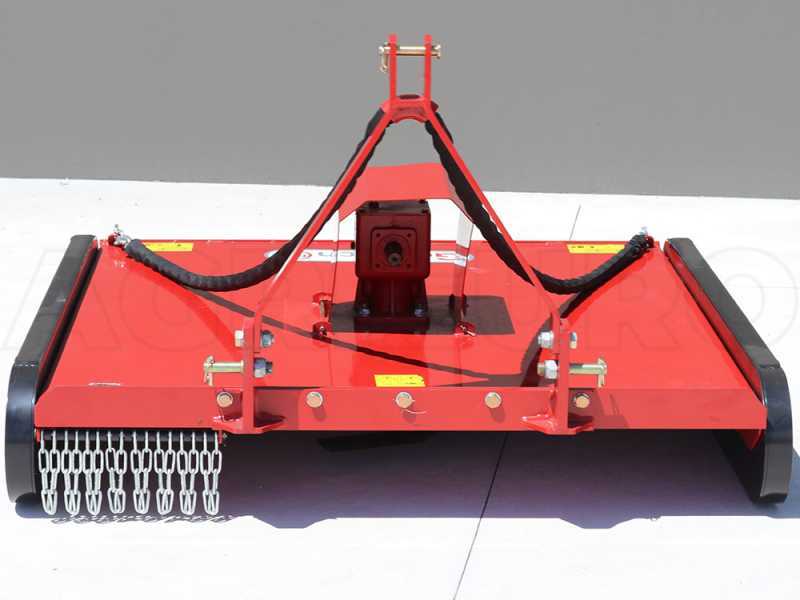 GeoTech Pro flat tractor mounted rotary slasher with vertical axis model SLP 140