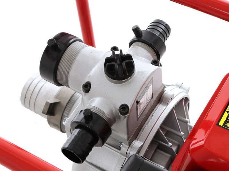 GeoTech LHP80 Petrol Water Pump, 80 mm fittings - 3 inches, self-priming - 13 HP