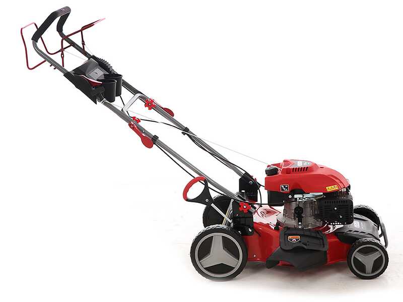 GeoTech Pro S46-175 BMSGW Self-propelled Petrol Lawn Mower with 173 cc Engine - 4 in 1