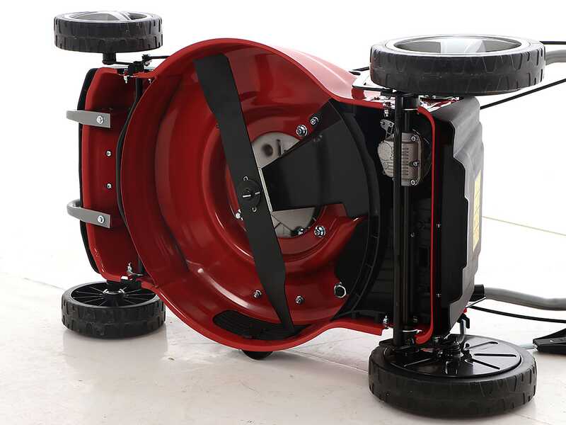 GeoTech S46-175 BMSGW Self-propelled Petrol Lawn Mower with 173 cc Engine - 4 in 1