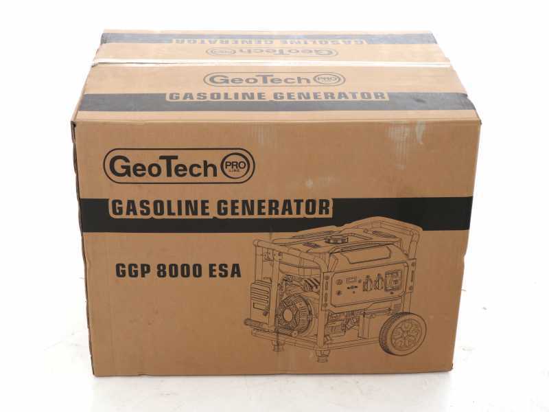 GeoTech PRO GGP 6500 ESA - 5.4 kW Wheeled Power Generator with AVR and Electric Start - DC 5 kW Single-phase