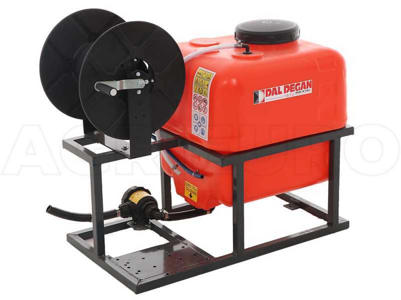 Dal Degan Tornado 120L - Mobile Spraying Unit for Flatbeds - Hose Reel - for Power Barrows