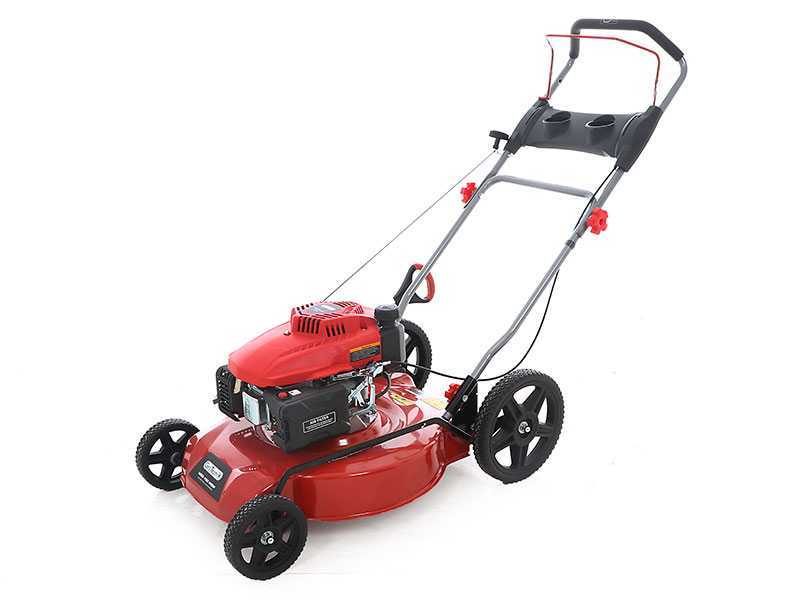Push along top lawn mower