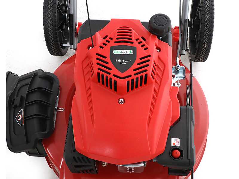 GeoTech M50-160 MSW Petrol Lawn Mower with Mulching System - Hand-pushed
