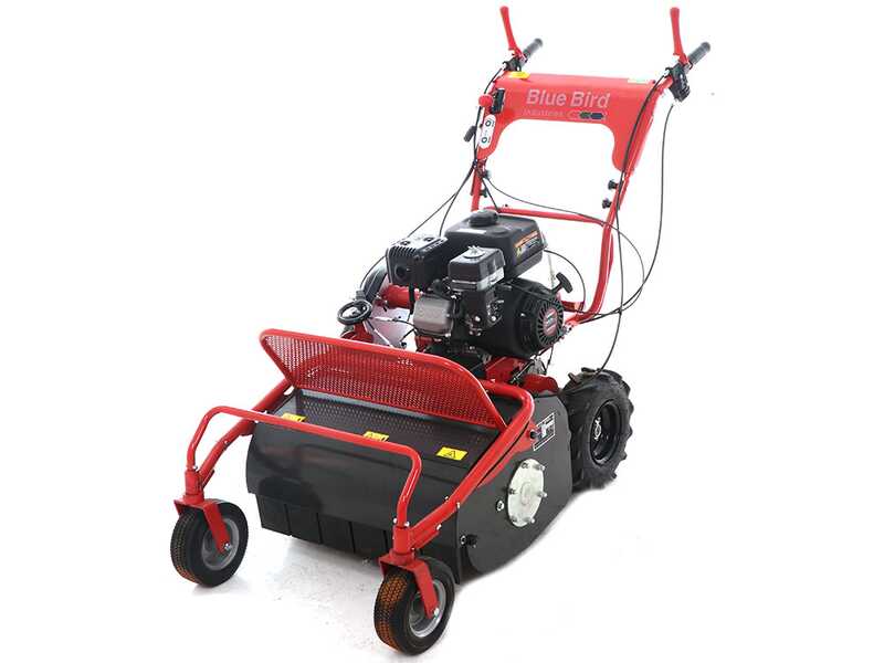 Blue Bird SG0812A self propelled flail mower powered by a Loncin LC175F 2 engine