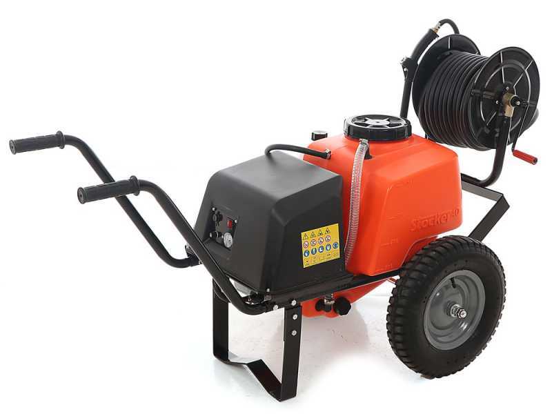 Battery top power sprayer