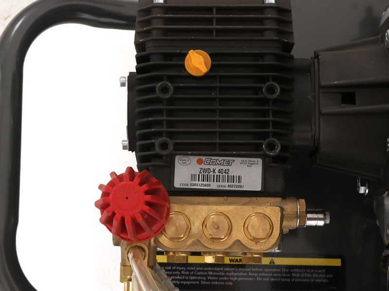 Industrial petrol pressure washer ZWDK 15/290 - 290 bar - 900 l/h - With Comet ZWD-K pump - Honda GX 390 engine