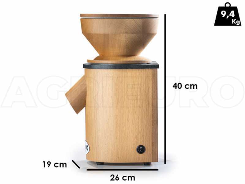 Mockmill professional 200 - Wooden and HI-MAC Flour Mill - 600W